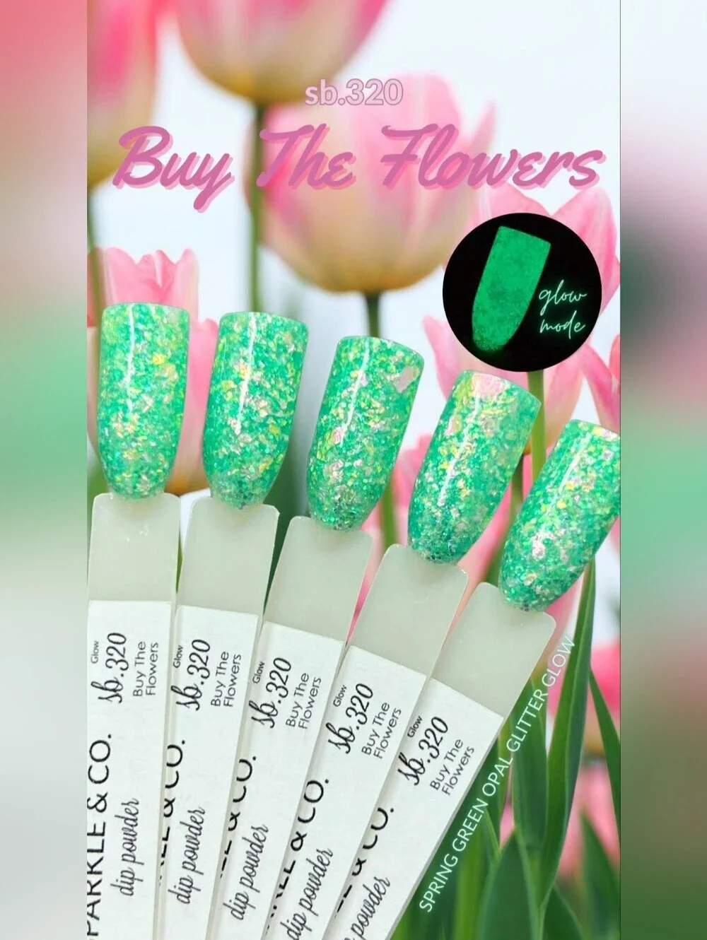 NEW! Sparkle & Co. Tulips Dip Powder Mini Set